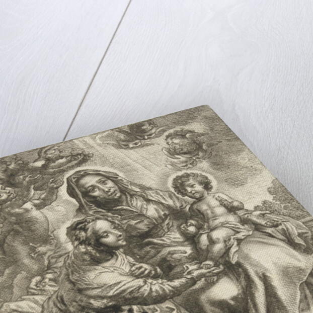 The Virgin and Child with St. Anne by Cornelis Galle