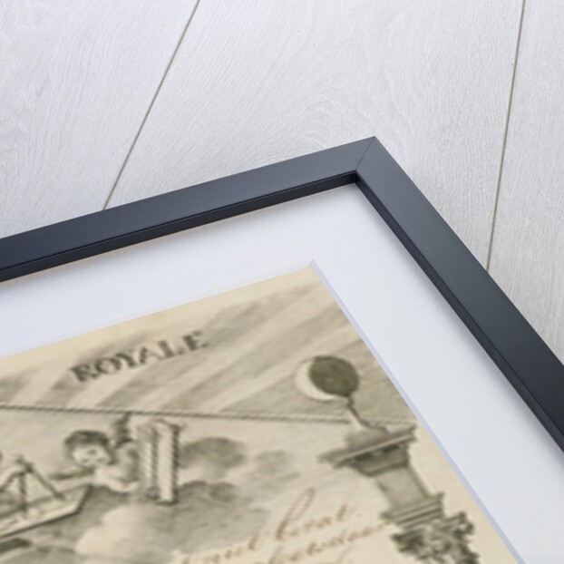 Diploma of the Masonic Lodge l'Union Royale in The Hague by Paulus Constantijn la Fargue