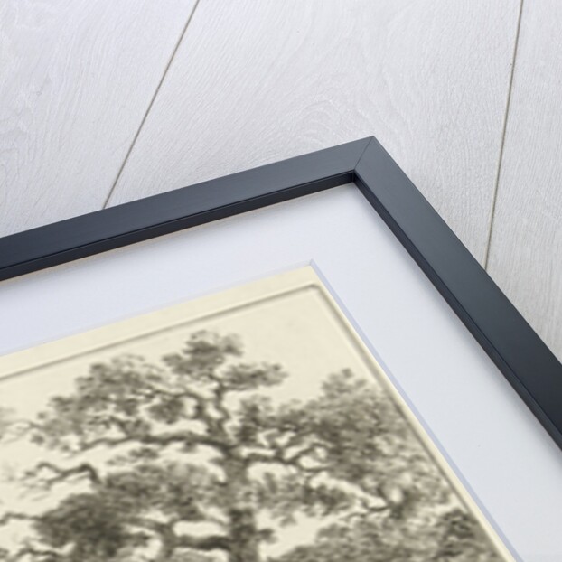 River Landscape with a wood gatherer by Carel Lodewijk Hansen