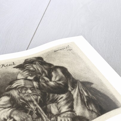 Vomiting man by Jacobus Harrewijn