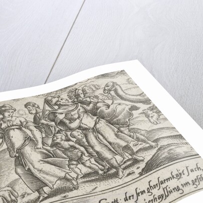 Abraham goes to Canaan by Cornelis Bos