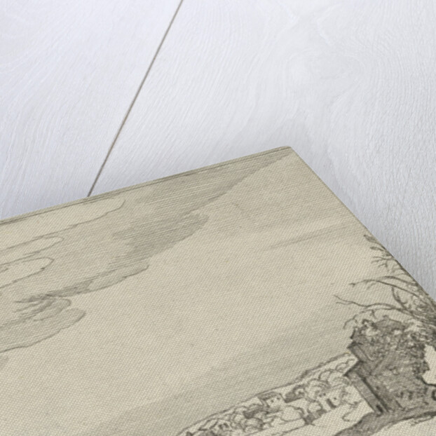 Ruin with Corinthian columns by Claes Jansz. Visscher II