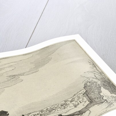 Ruin with Corinthian columns by Claes Jansz. Visscher II