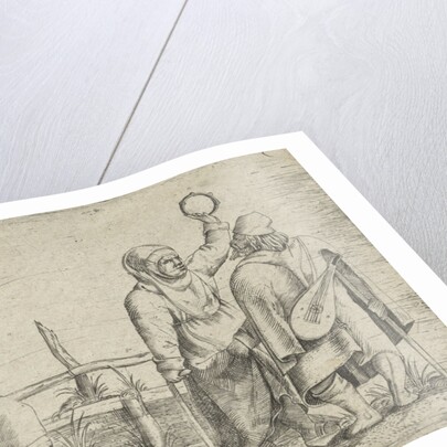 Two crippled dancers and musicians by Cornelis Massijs