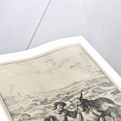 Fable of the donkey with the lion skin by John Ogilby