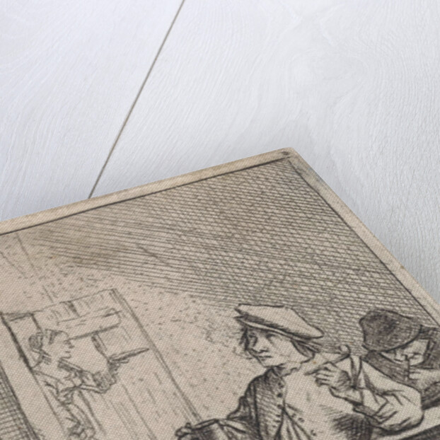 Seated farmer with jug and pipe by David Teniers II