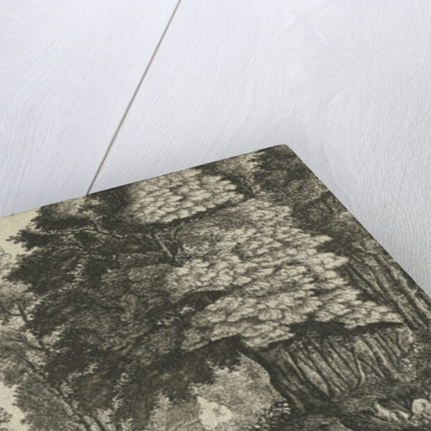 Shepherd at a forest edge by Jean Baptiste Bonnecroy