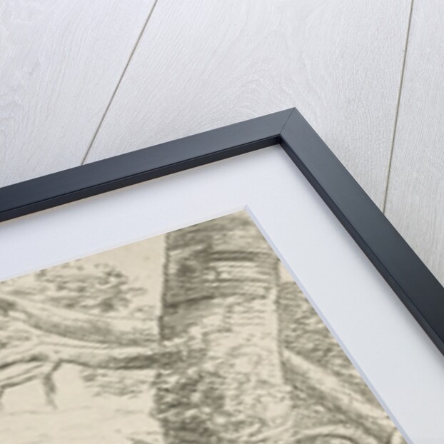 Two sheep and a goat by Barend Graat