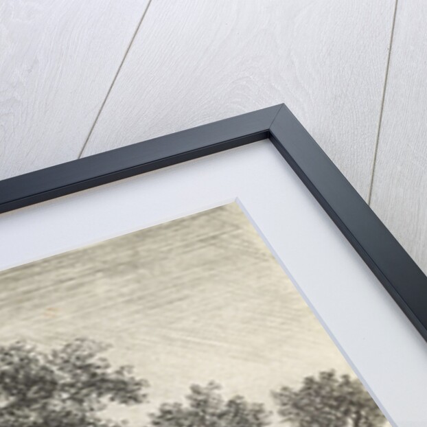 Farmers on a hill by Anthonie Waterloo