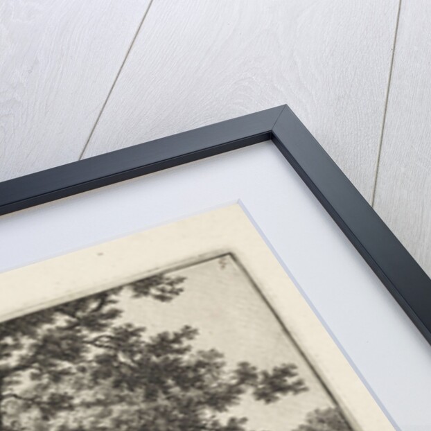 Overhanging tree by Anthonie Waterloo