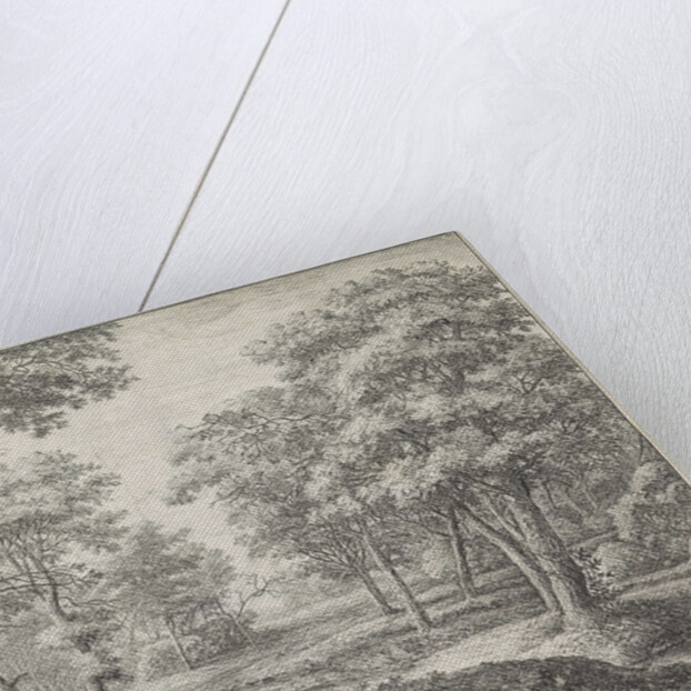 Forest road by Anthonie Waterloo