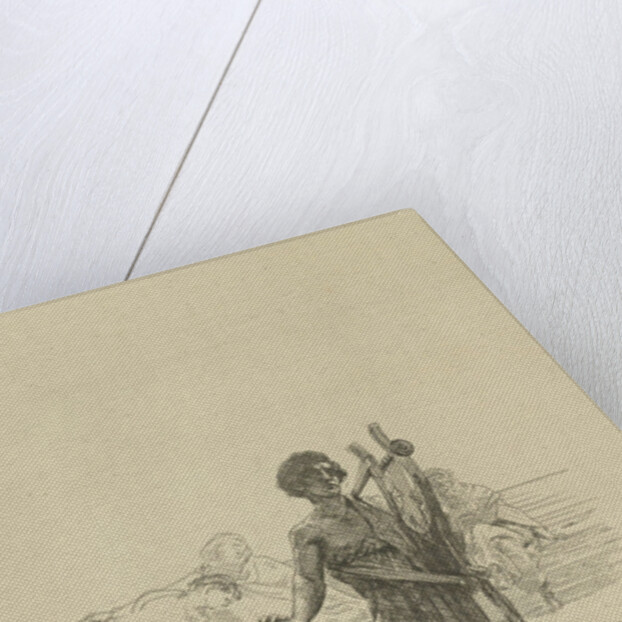 Sketch for the improviser by Lawrence Alma Tadema