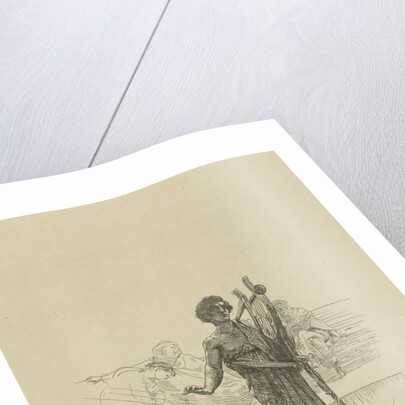 Sketch for the improviser by Lawrence Alma Tadema