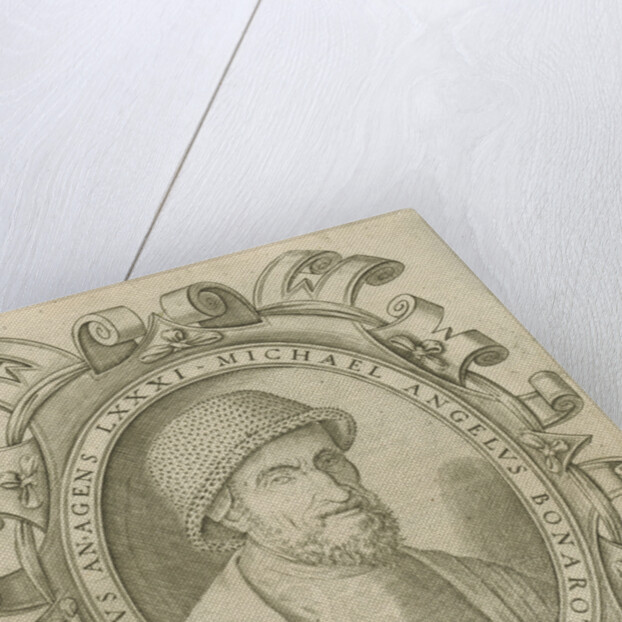 Portrait of Michelangelo Buonarroti by Jacob Bos