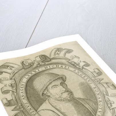 Portrait of Michelangelo Buonarroti by Jacob Bos