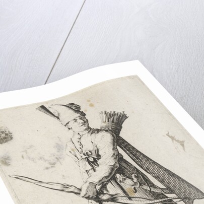 Man with bow and arrow by Clement de Jonghe