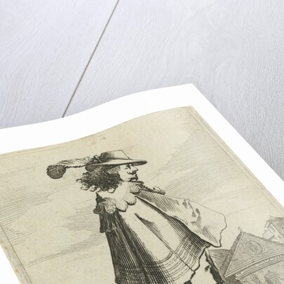 Officer standing in profile by Johannes Tangena