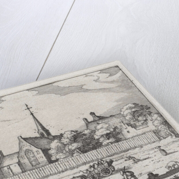 leper house in Haarlem by Claes Jansz. Visscher II