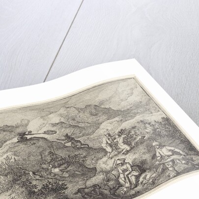 Hare Hunting by Claes Jansz. Visscher II