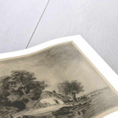 Farm waterfront by Remigius Adrianus Haanen