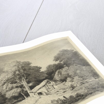 Farm on a road by Remigius Adrianus Haanen