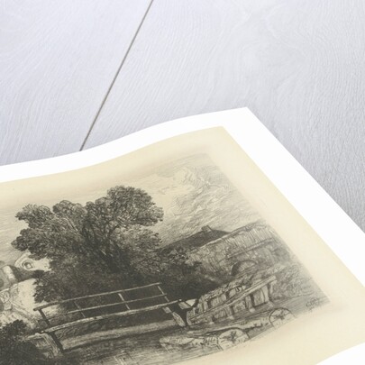 Wooden bridge by Charles Rochussen