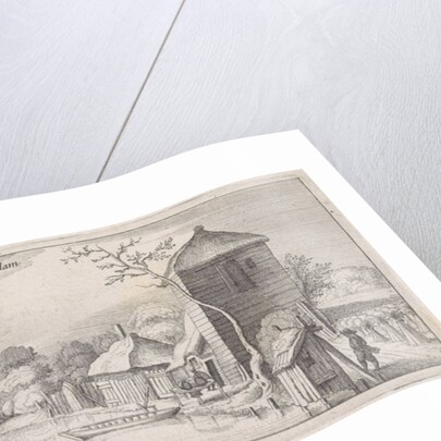 The location of the Carthusian Monastery in Amsterdam by Jan van de Velde II