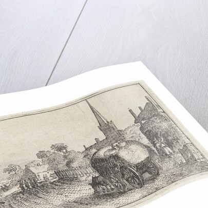 View of the village Diemen by Claes Jansz. Visscher II