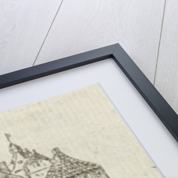 Side view of the castle Cannenburch by baron Reinierus Albertus Ludovicus van Isendoorn à Blois