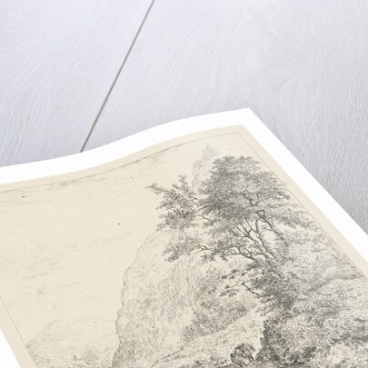 Mountain landscape by baron Reinierus Albertus Ludovicus van Isendoorn à Blois