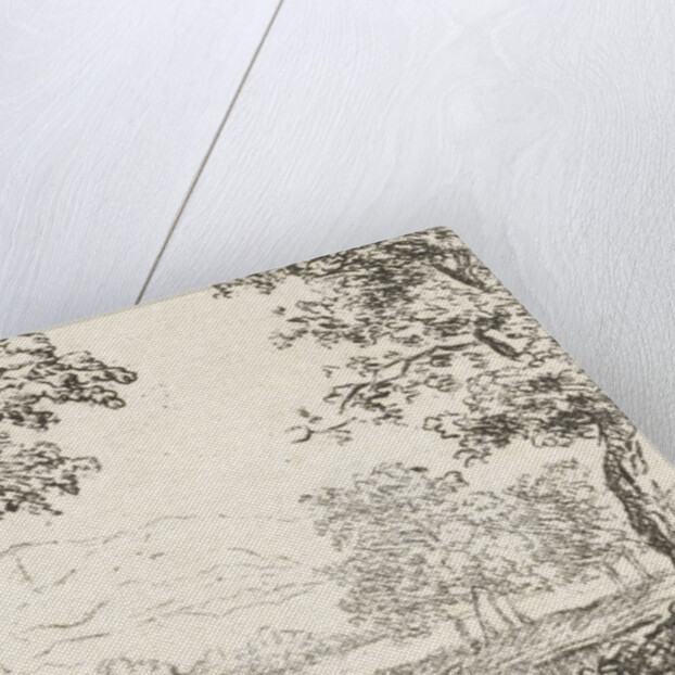 River landscape by baron Reinierus Albertus Ludovicus van Isendoorn à Blois