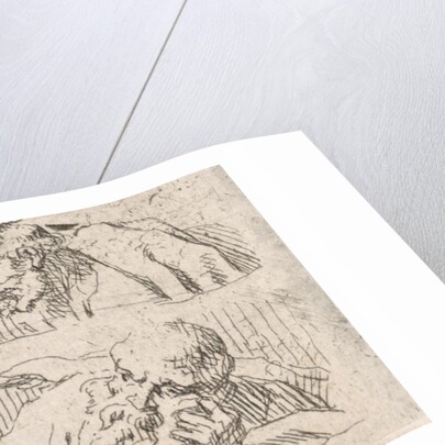 Six studies of heads of apostles by Cornelis Schut I