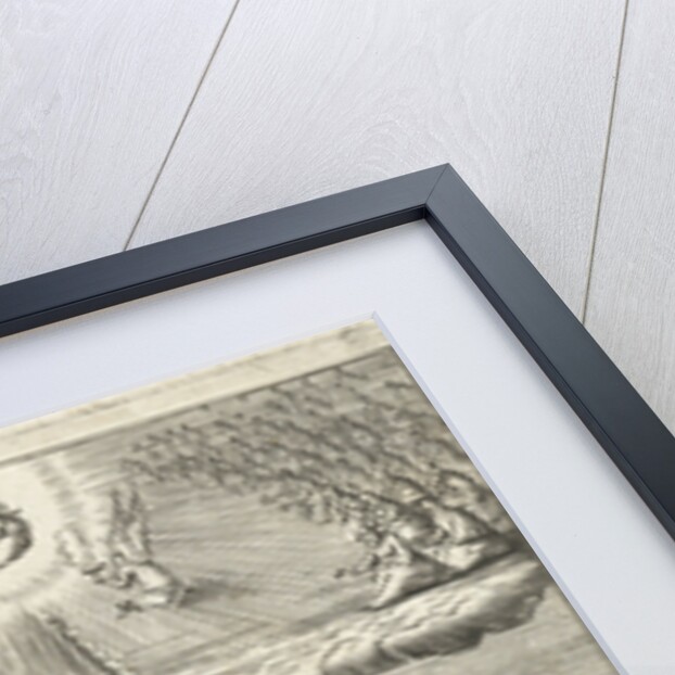 A man looks at his good works and noticing what he has to do and which way to go in the future by Boëtius Adamsz. Bolswert