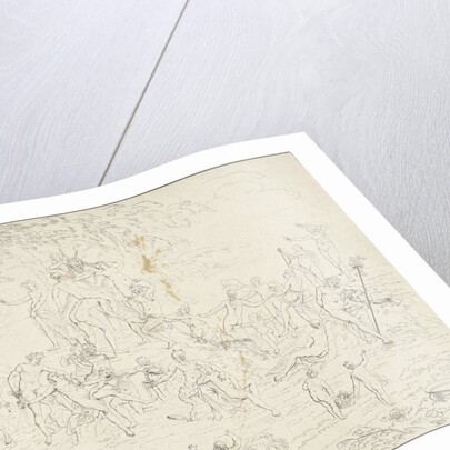 Satyr Picture with garlands adorn by Gerard Melder