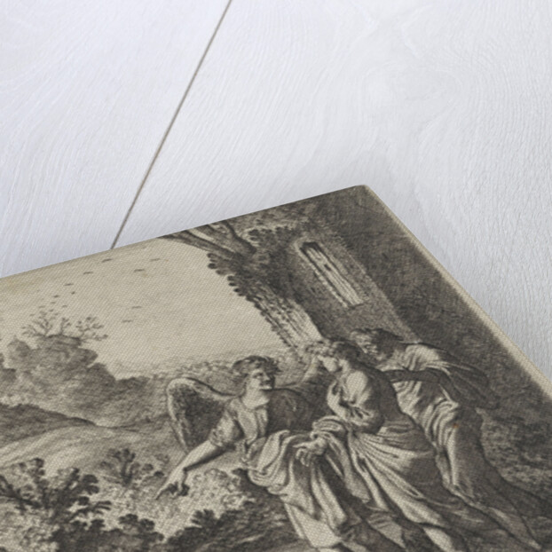 Tobias, Tobit and the Angel by Hendrick Hondius I