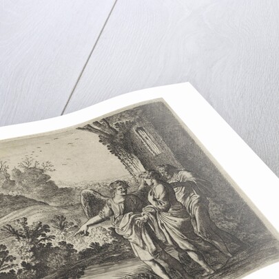 Tobias, Tobit and the Angel by Hendrick Hondius I