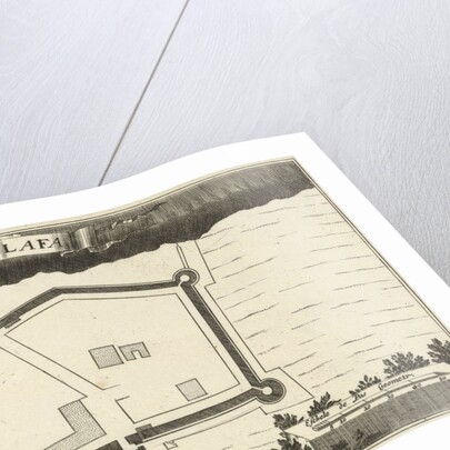 Map of the fortress Chielafa by Jacob Peeters