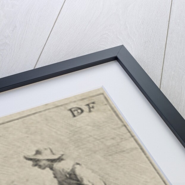 Man with a wheelbarrow by Anonymous