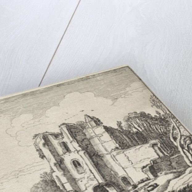 Ruin of castle Brederode by Jan van de Velde II