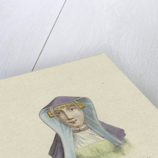 Bust of a girl in traditional costume A by Evert Maaskamp