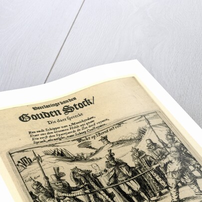 Title print of the pamphlet Verclaringe of the Golden Stock, 1618 by Anonymous