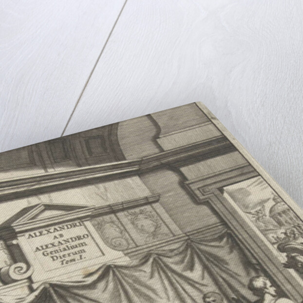 Title page for Alexander ab Alexandro, Genialium dierum Part 1 1673 by Zacharias Webber II