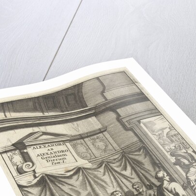 Title page for Alexander ab Alexandro, Genialium dierum Part 1 1673 by Zacharias Webber II