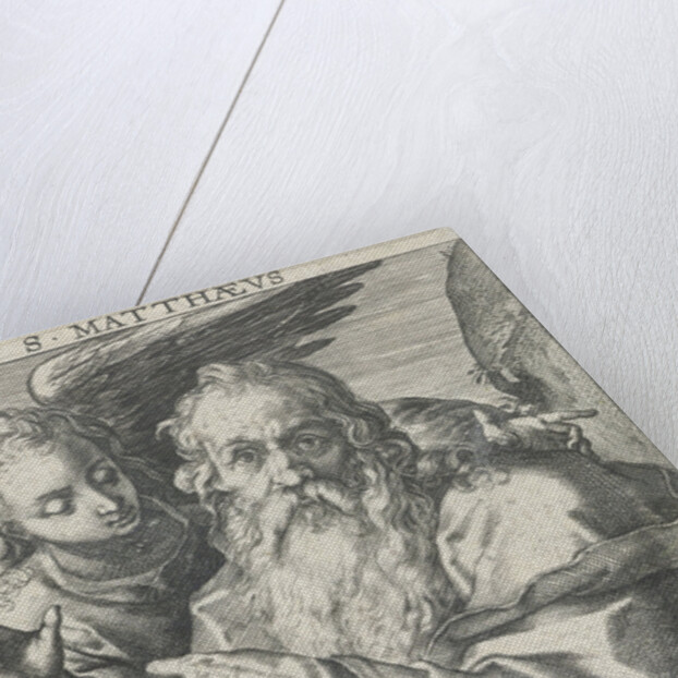 Evangelist Matthew by Hendrick Goltzius