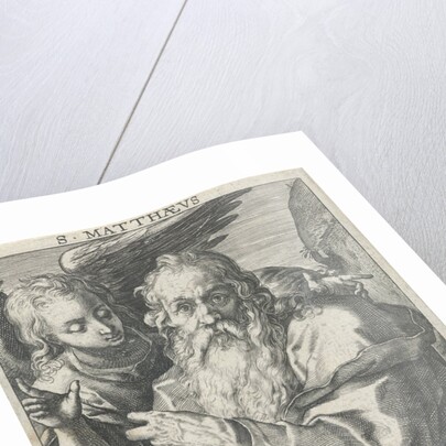 Evangelist Matthew by Hendrick Goltzius