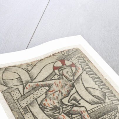 Christ in the winepress by Meester van het Martyrium der Tienduizend