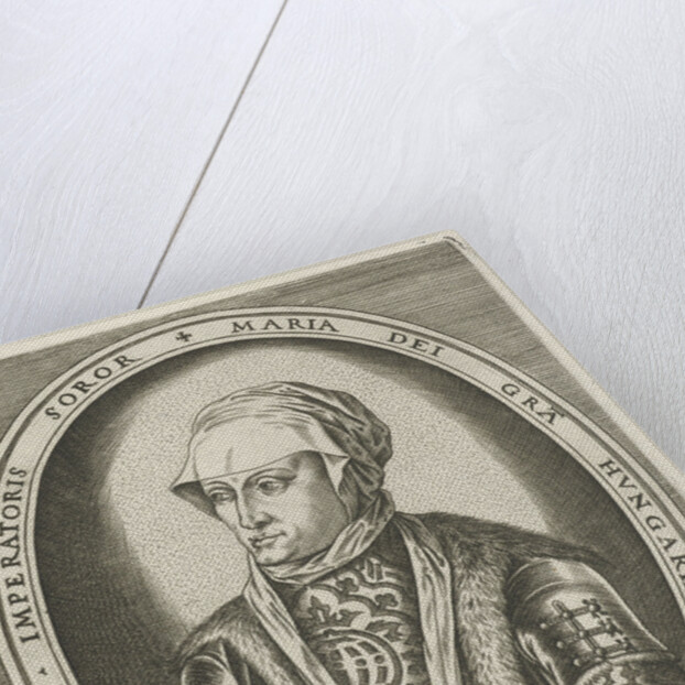 Portrait of regent Mary of Hungary by Hieronymus Cock