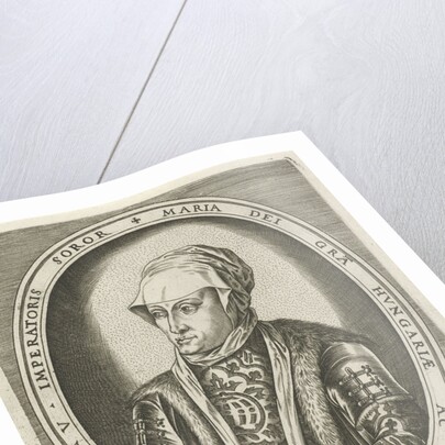 Portrait of regent Mary of Hungary by Hieronymus Cock