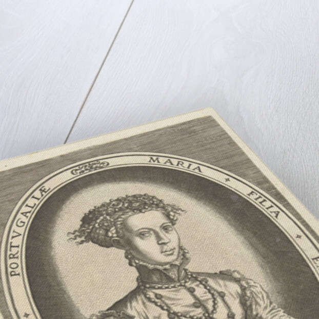 Portrait of Princess Maria of Portugal by Hieronymus Cock