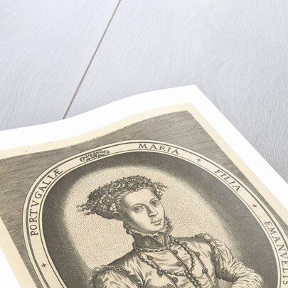 Portrait of Princess Maria of Portugal by Hieronymus Cock